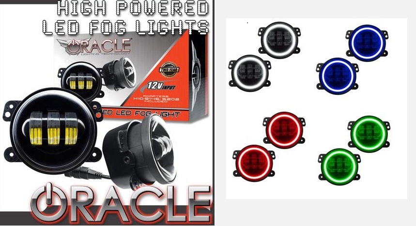 ORACLE Hi Power Plasma Fog Lights Challenger,Magnum,Charger,300